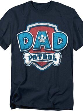 Paw Patrol T-Shirt Father'S Day Dad Patrol Unisex Graphic Tee